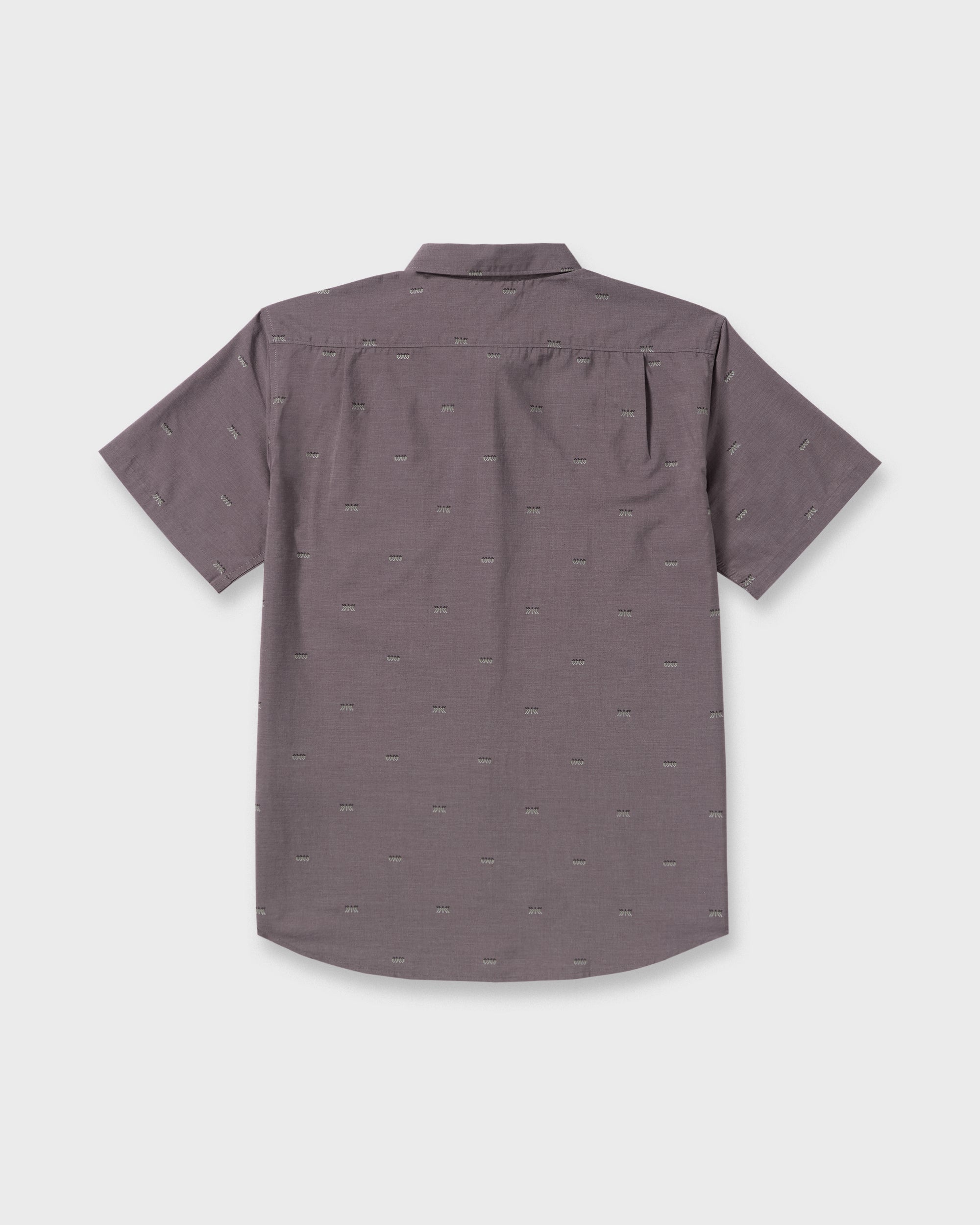 All Day Jacquard Short Sleeve Shirt - Gray Violet - Image 7