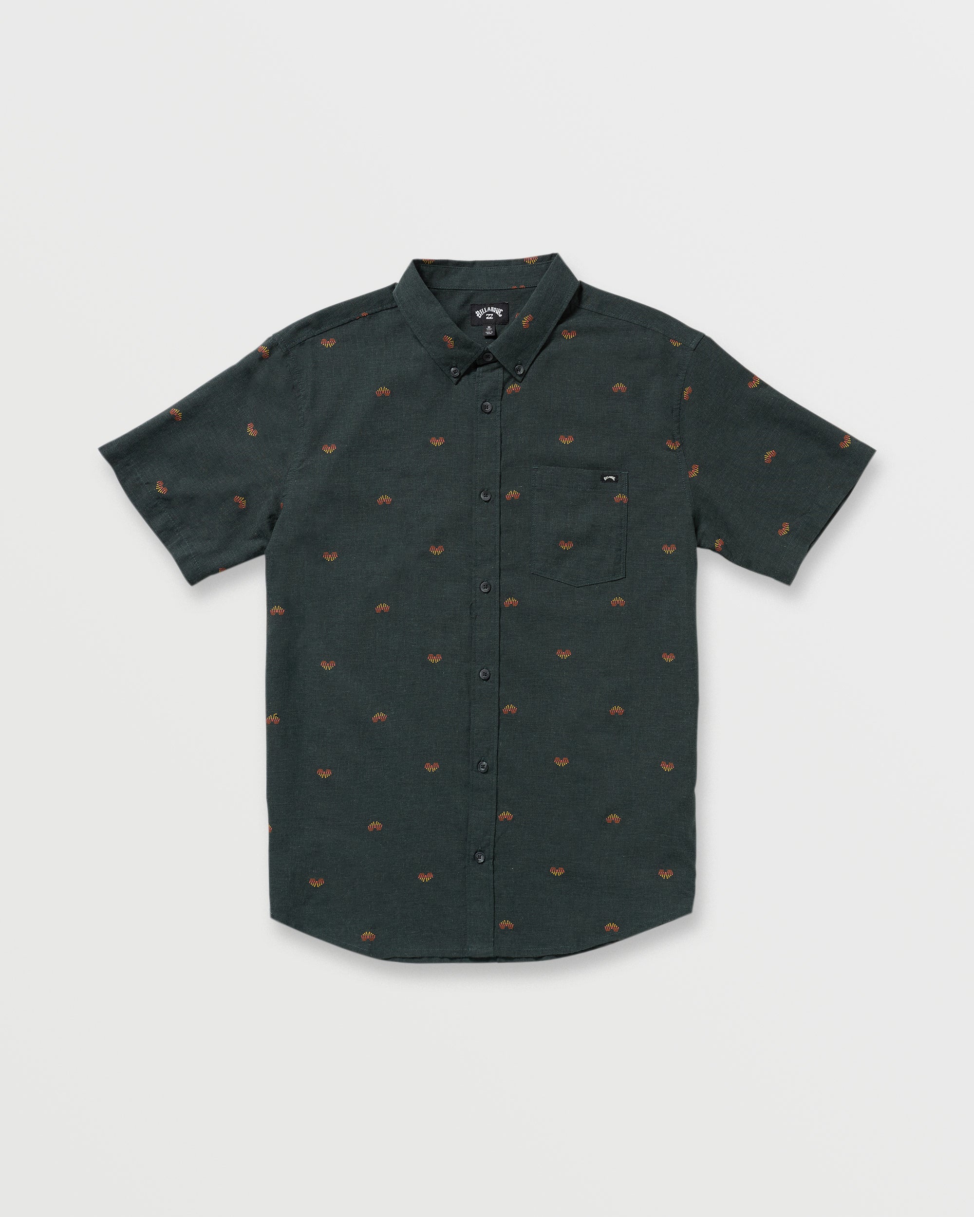 All Day Jacquard Short Sleeve Shirt - Stealth - Image 3