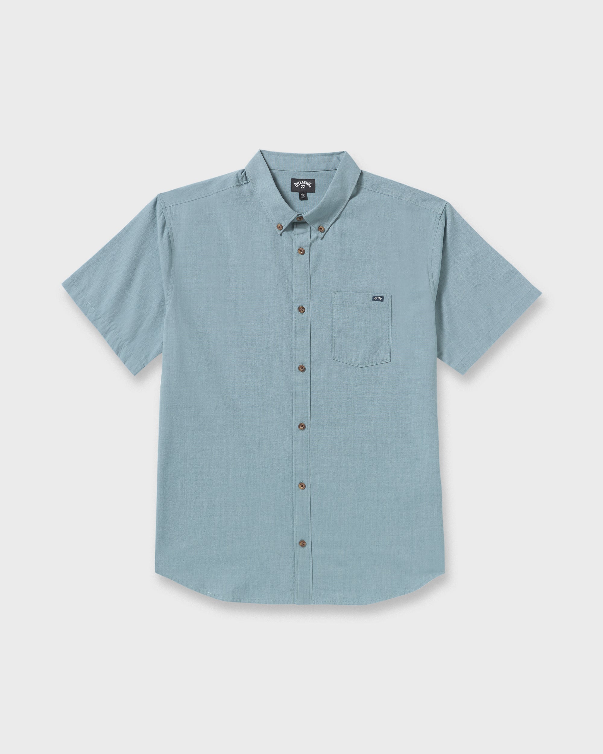 All Day Short Sleeve Shirt - Steel Blue - Image 6