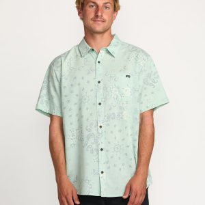 Sundays Short Sleeve Shirt - Mist Green