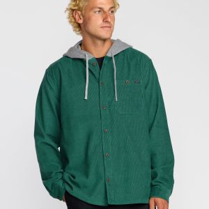 Baja Long Sleeve Flannel Shirt - Sage Green