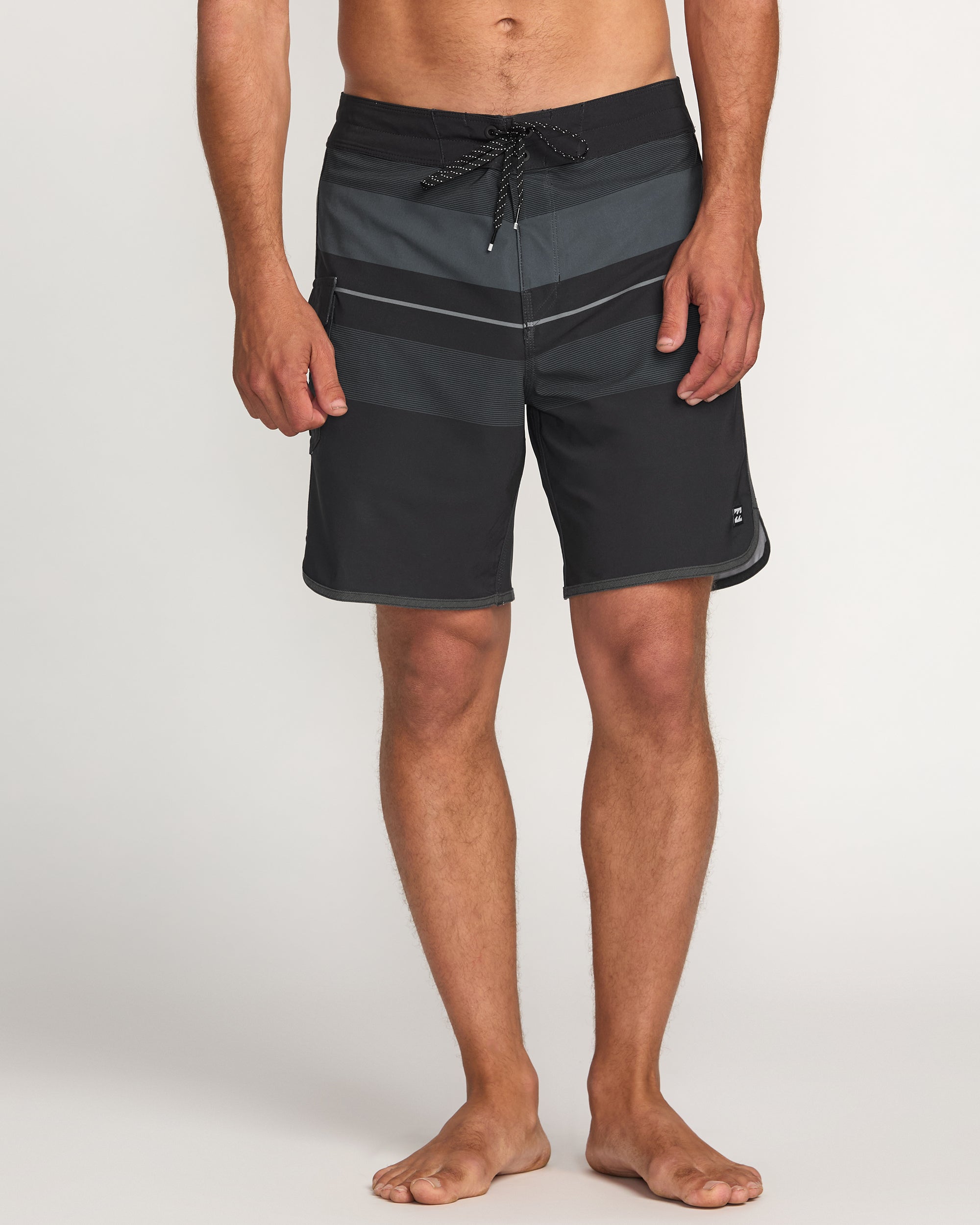 73 Pro Performance 18 Boardshorts - Black