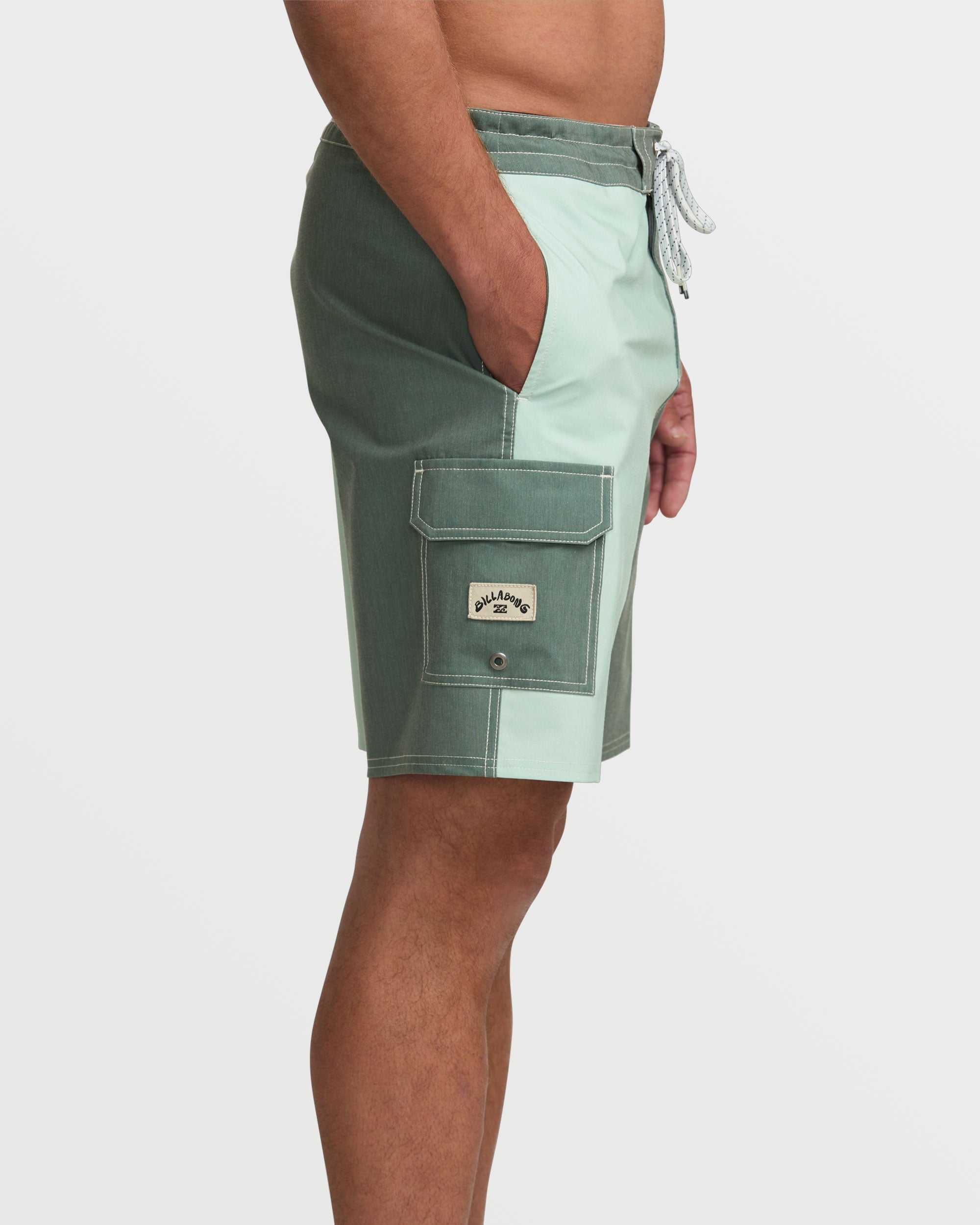 Sunshine Lo Tide 19 Boardshorts - Green Tea - Image 8