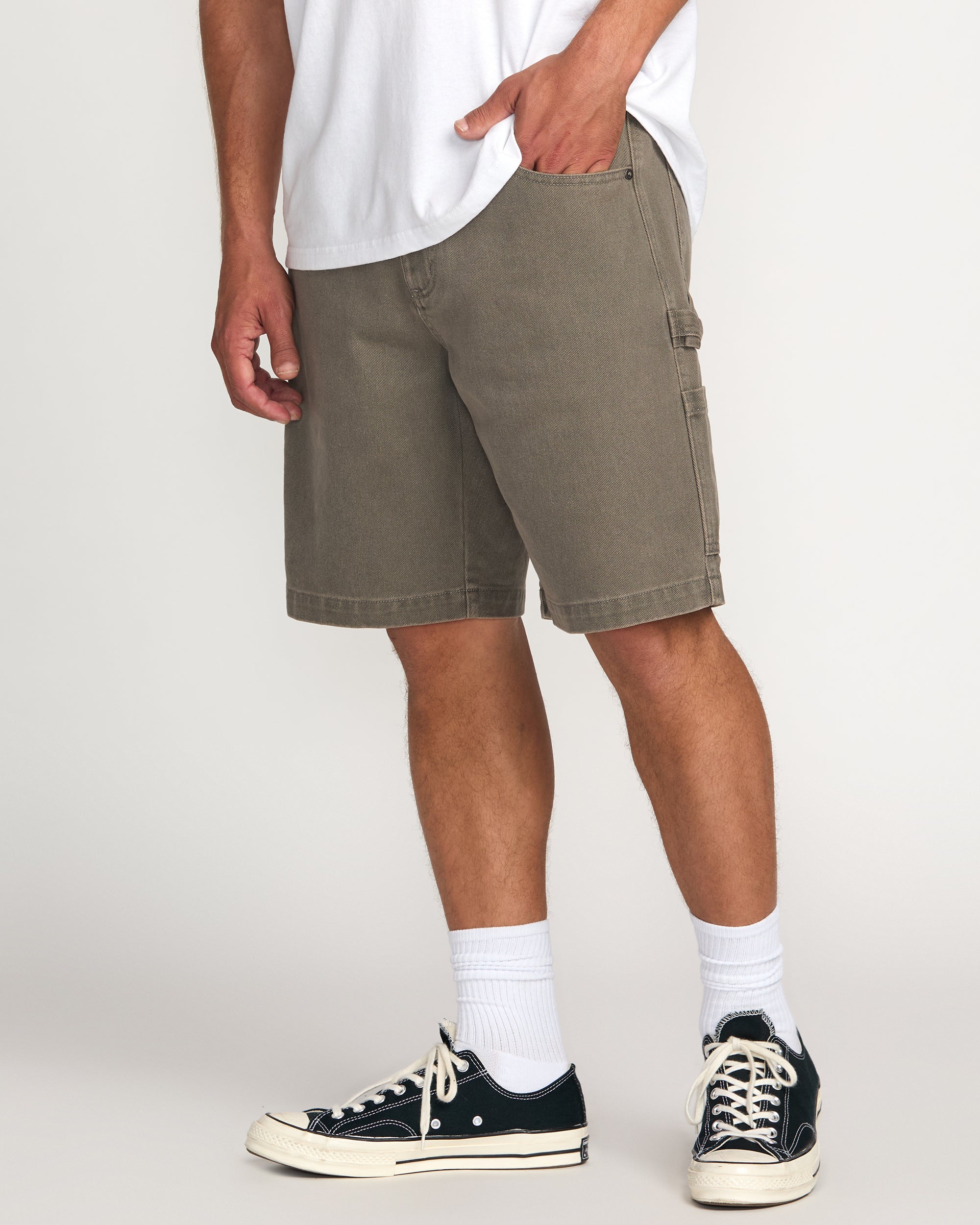 Bad Dog 21 Workwear Shorts - Brown - Image 6