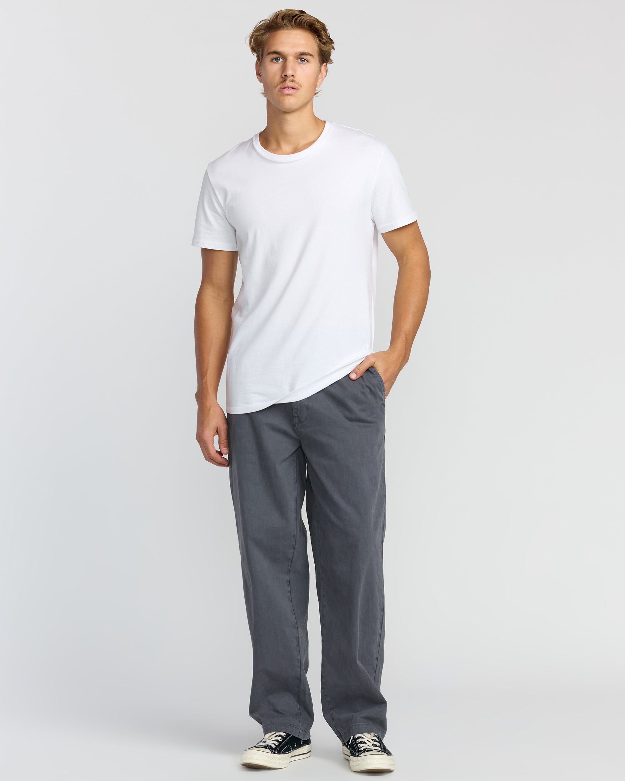 73 Wave Washed Chino Pants - Midnight Blue - Image 2