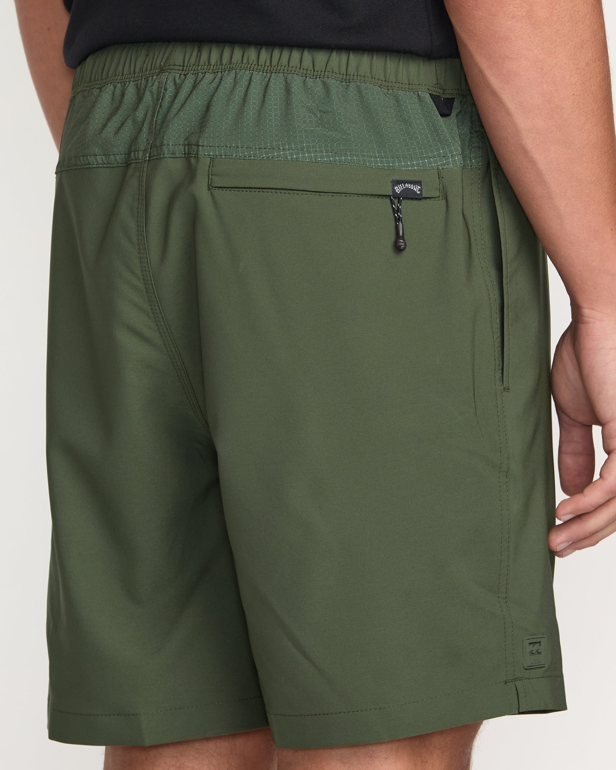 Surftrek Elastic Submersible 17 Hybrid Shorts - Dark Military - Image 7
