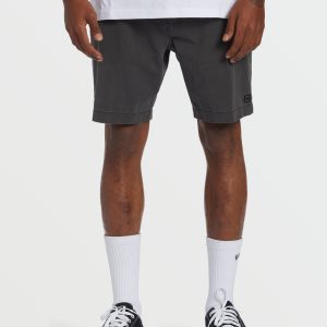 Crossfire Wave Wash Submersible 18 Hybrid Shorts - Washed Black