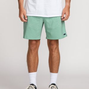 Surftrek Transit Elastic 17 Hybrid Shorts - Mist Green