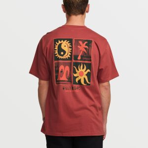 Twin Peaks Regular Tee - Dusty Red