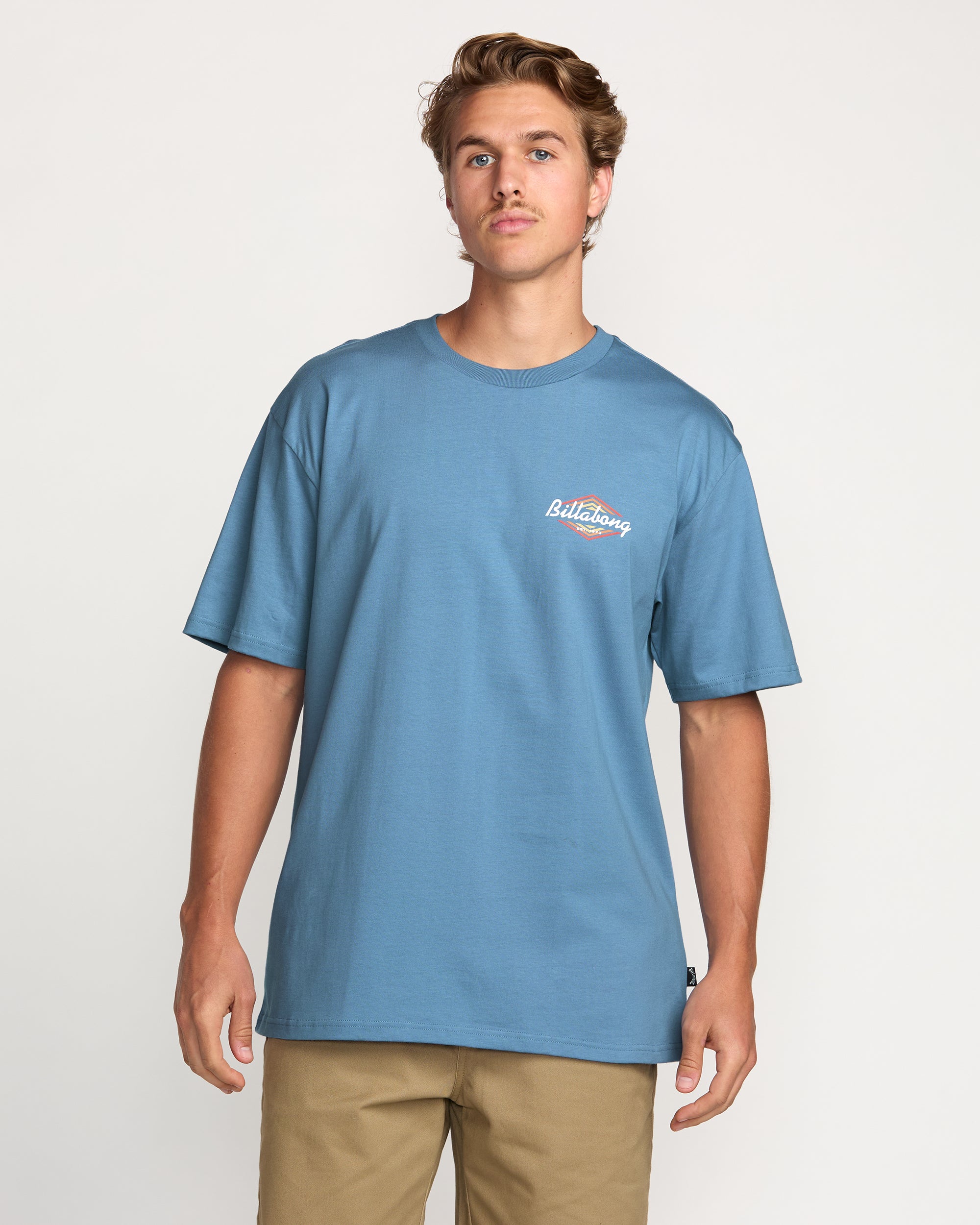 Walled Regular Tee - Carolina Blue