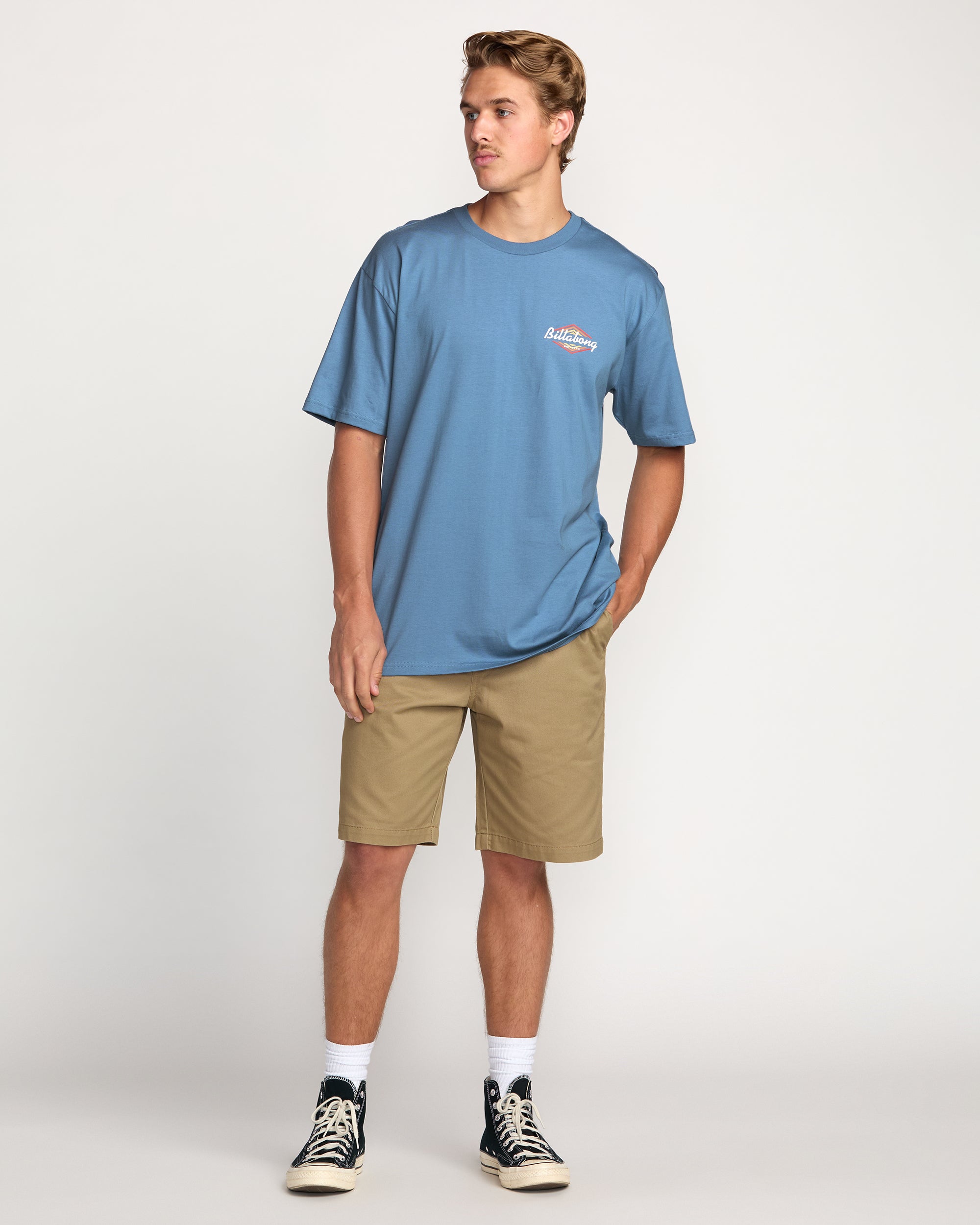 Walled Regular Tee - Carolina Blue - Image 5