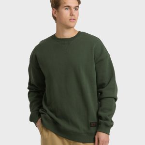 Fort Garage Crewneck Sweatshirt - Olive