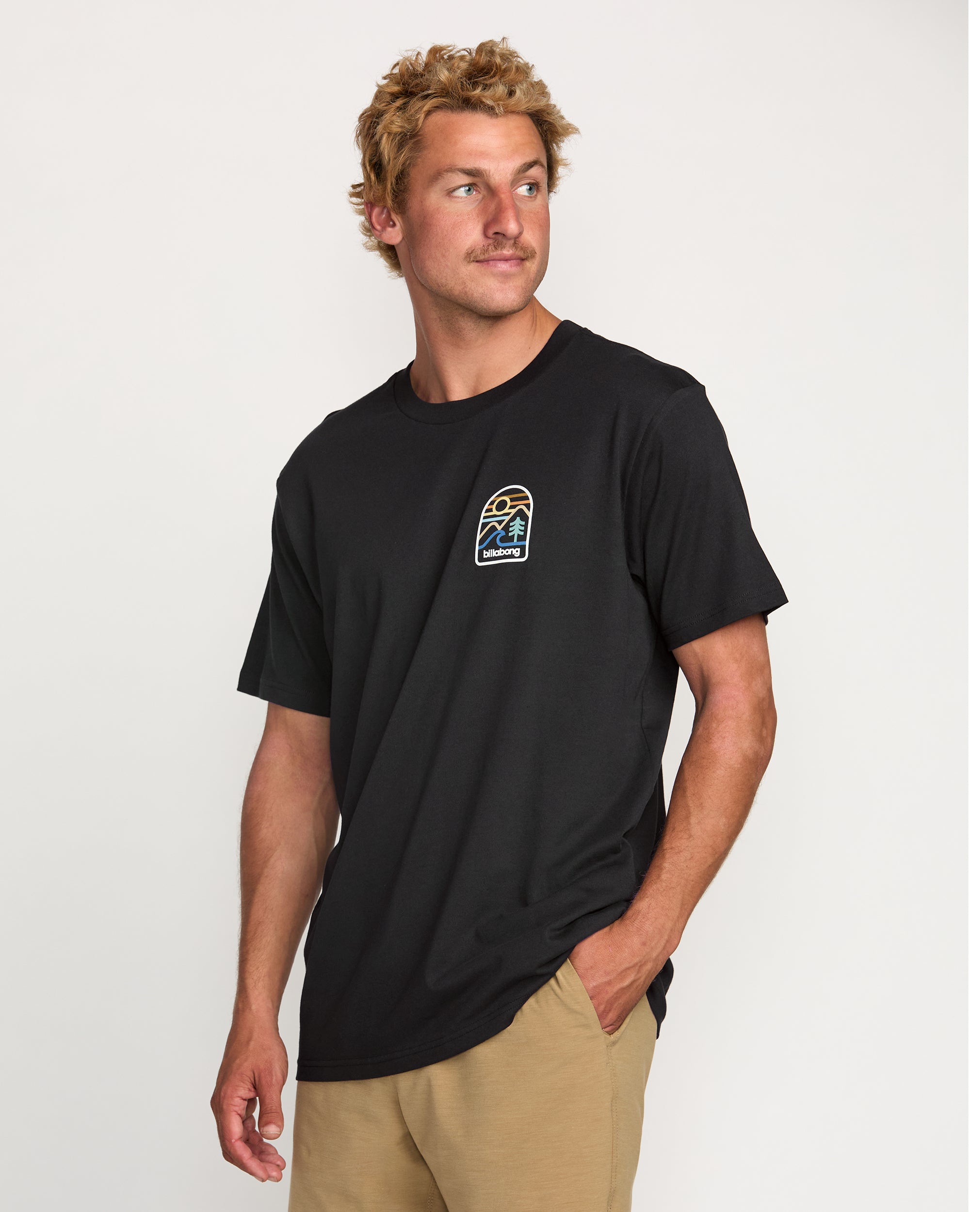 Sundown A/Div Tee - Black - Image 7