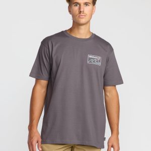 Range A/Div Short Sleeve T-Shirt - Grey Violet