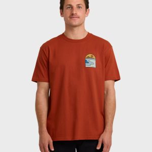 A/Div Sundown Short Sleeve T-Shirt - Brick