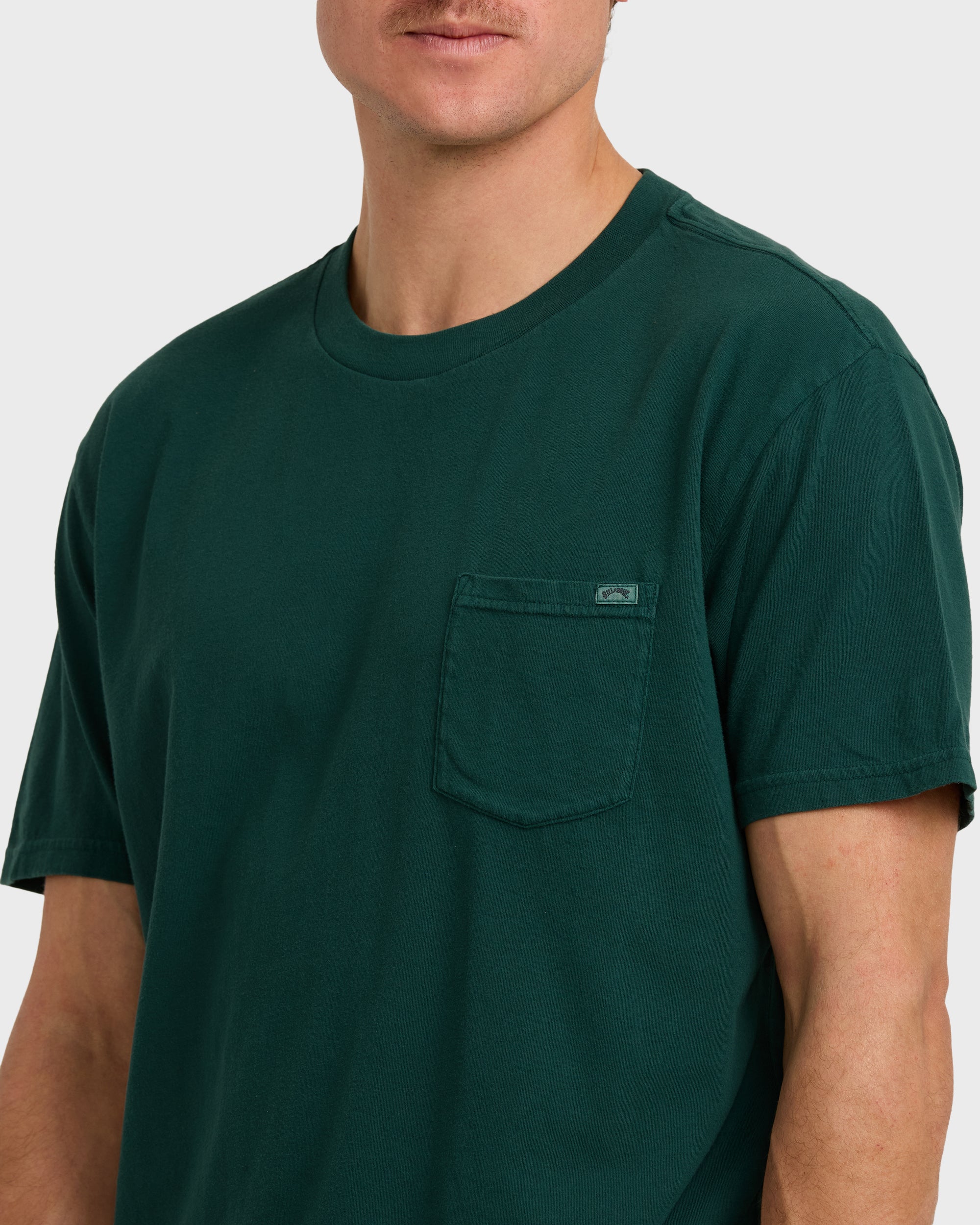 Essential Premium Wave Wash T-Shirt - Forest - Image 5