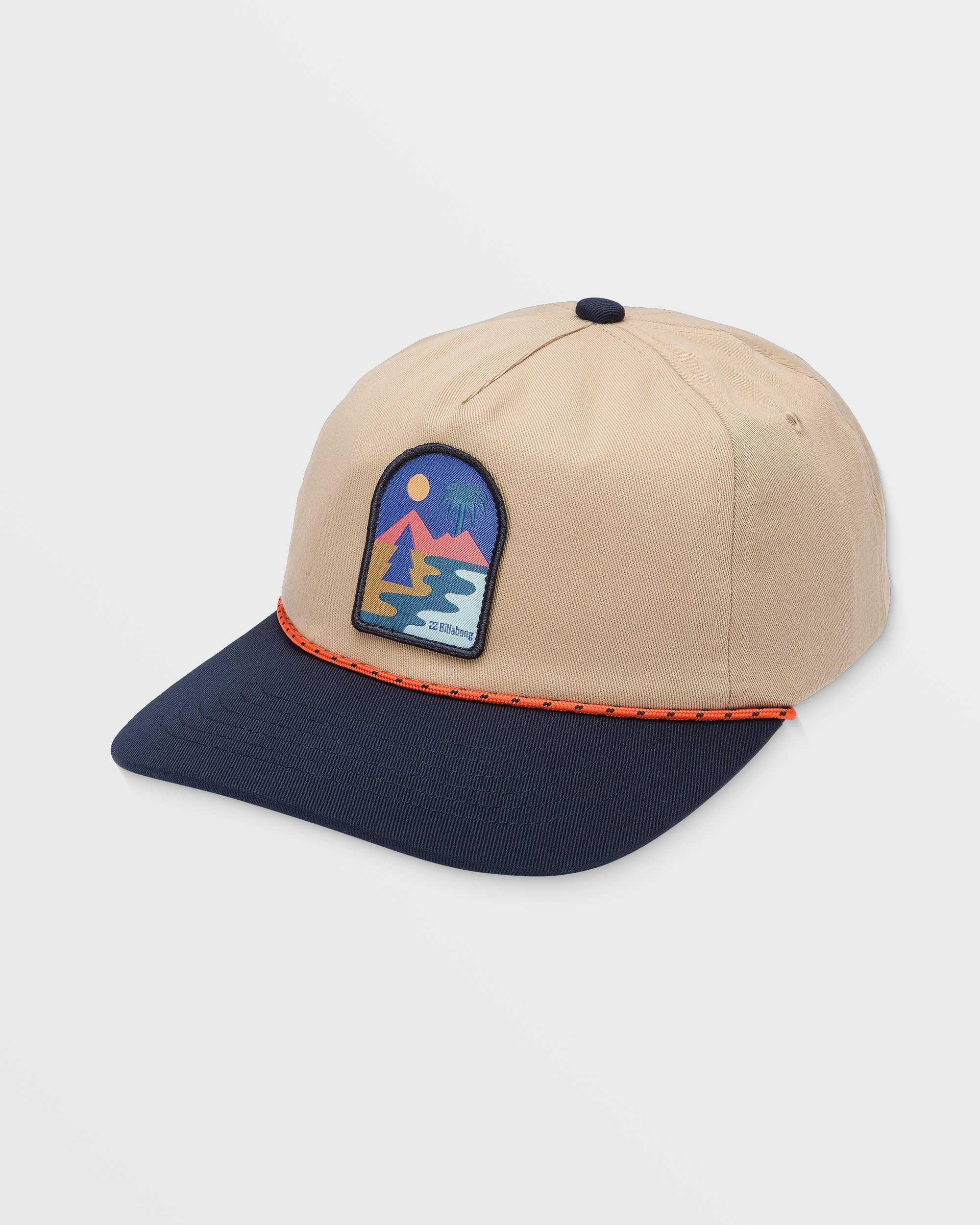 A/Div Strapback Hat - Navy/Khaki