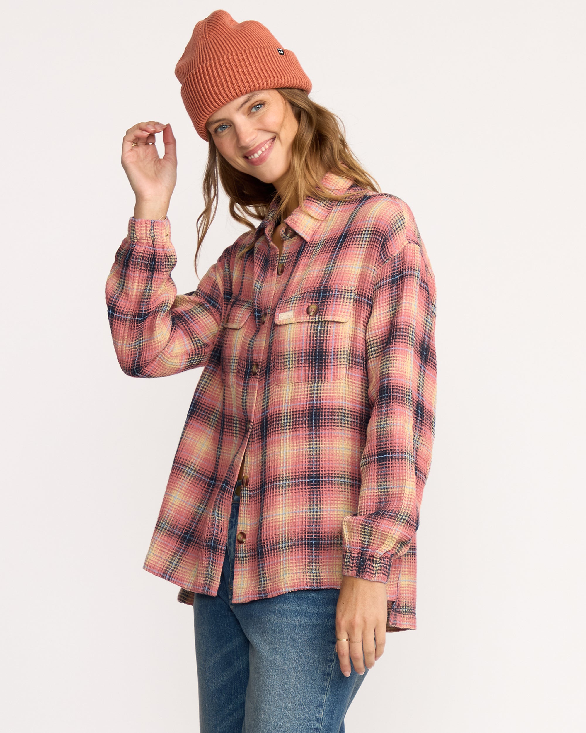 Big Bear Long Sleeve Shirt - Mountain Rose - Image 5