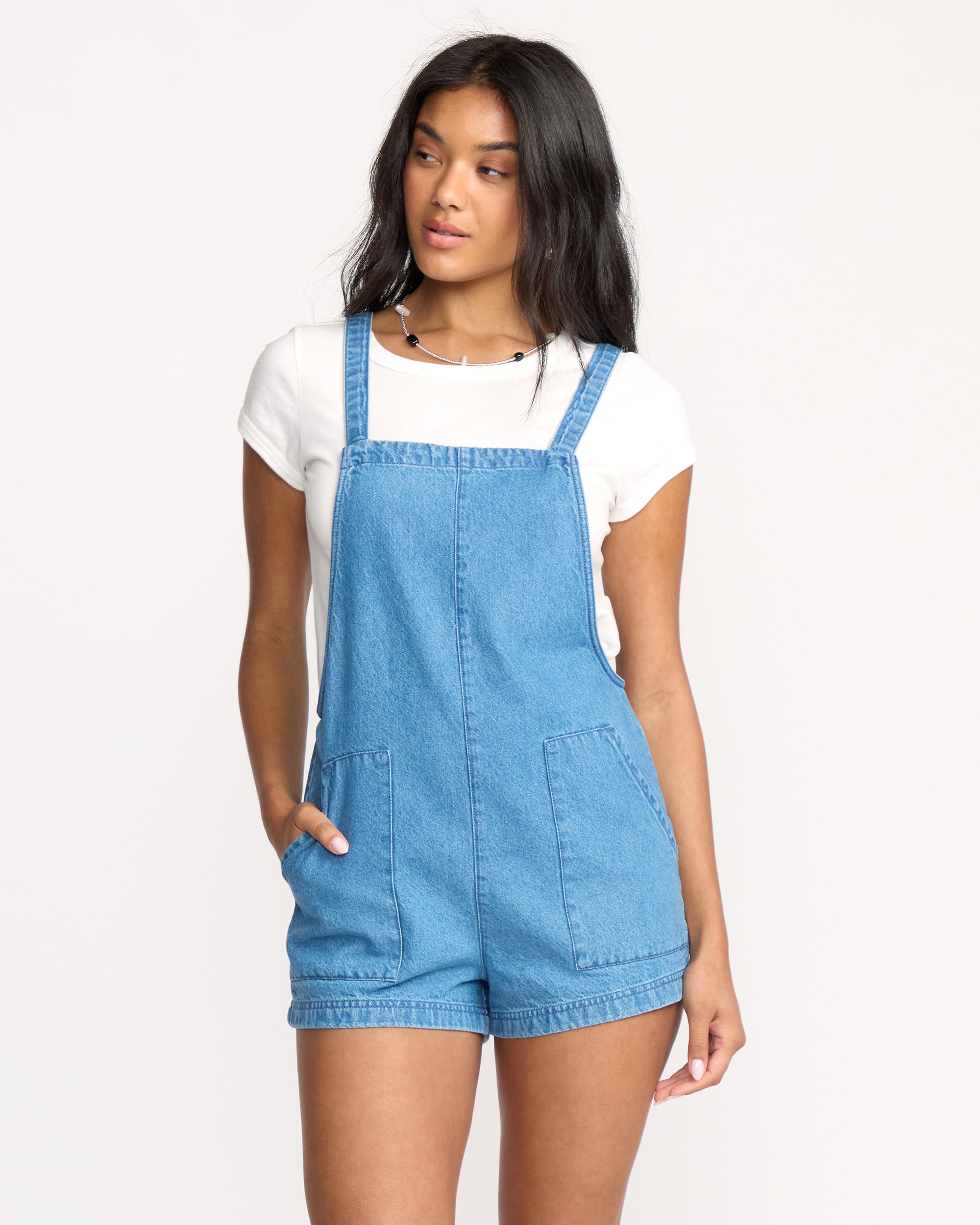Beach Crush Denim Overalls - Salt Washed - Image 3