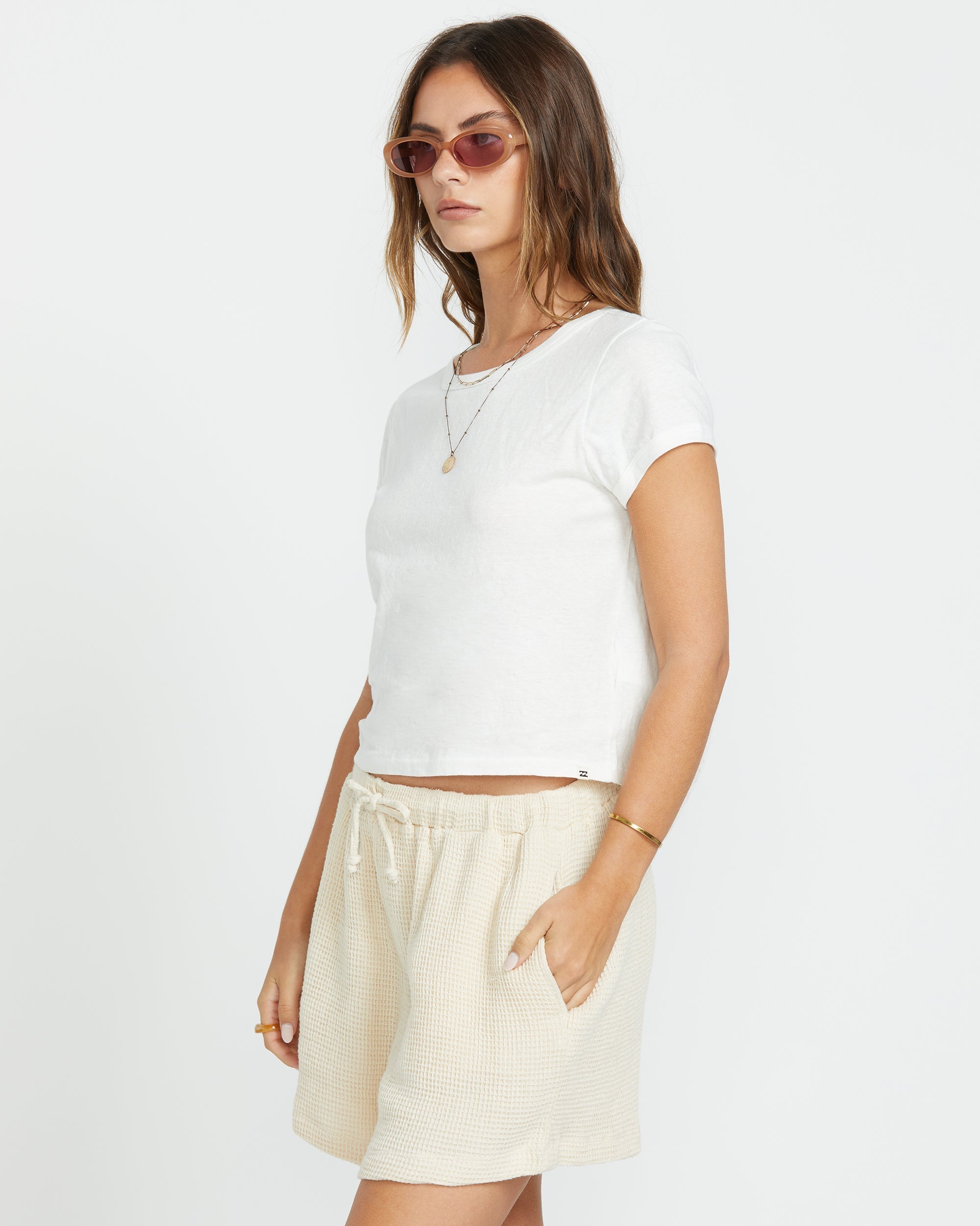 So Cozy Shorts - Dove - Image 4