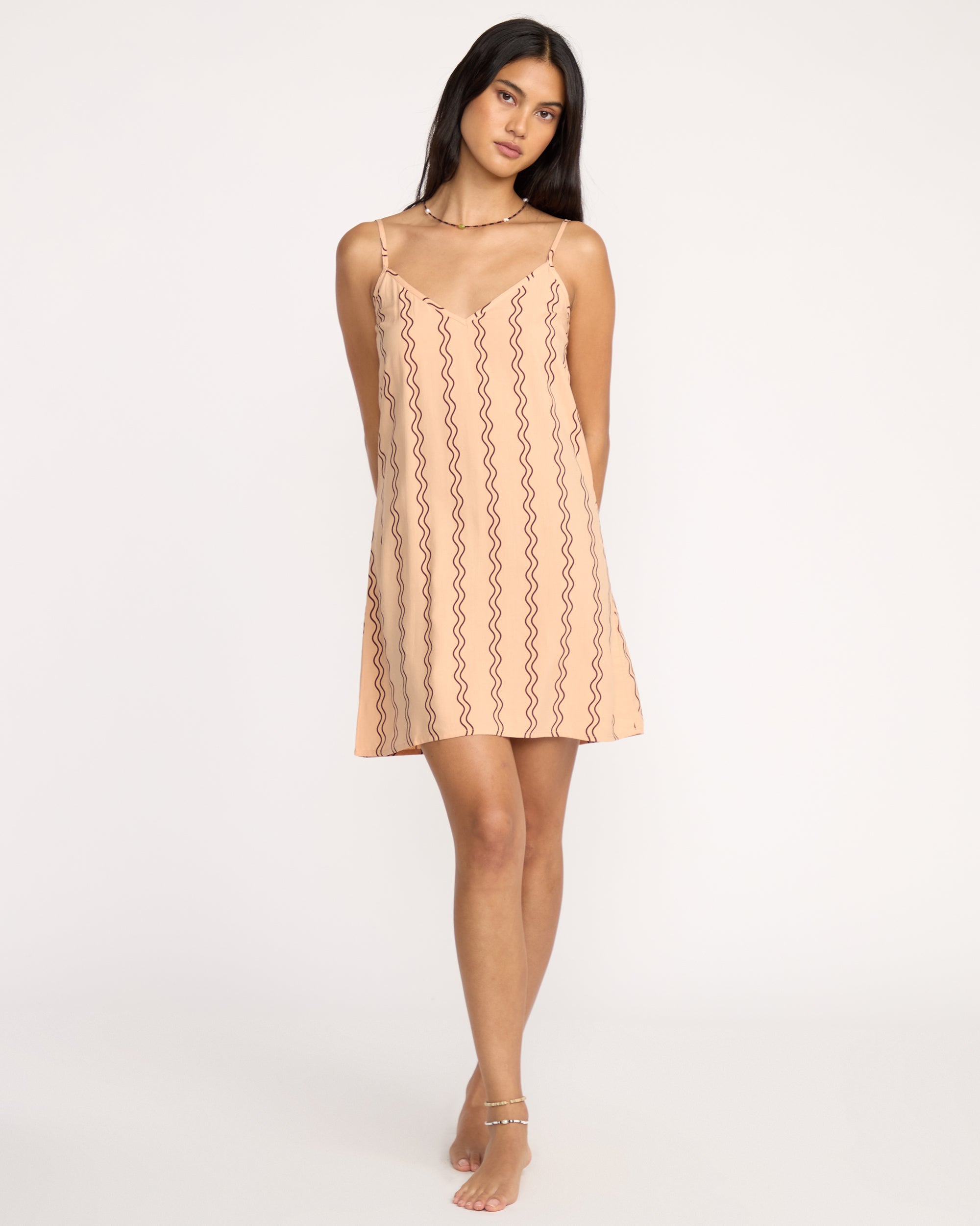 90's Babe Mini Dress - Sunstone - Image 2