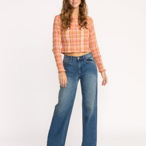 Shifter Straight Leg Pants - Dirty Vintage Blue