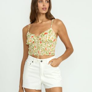 High Tides Denim Shorts - Salt Crystal