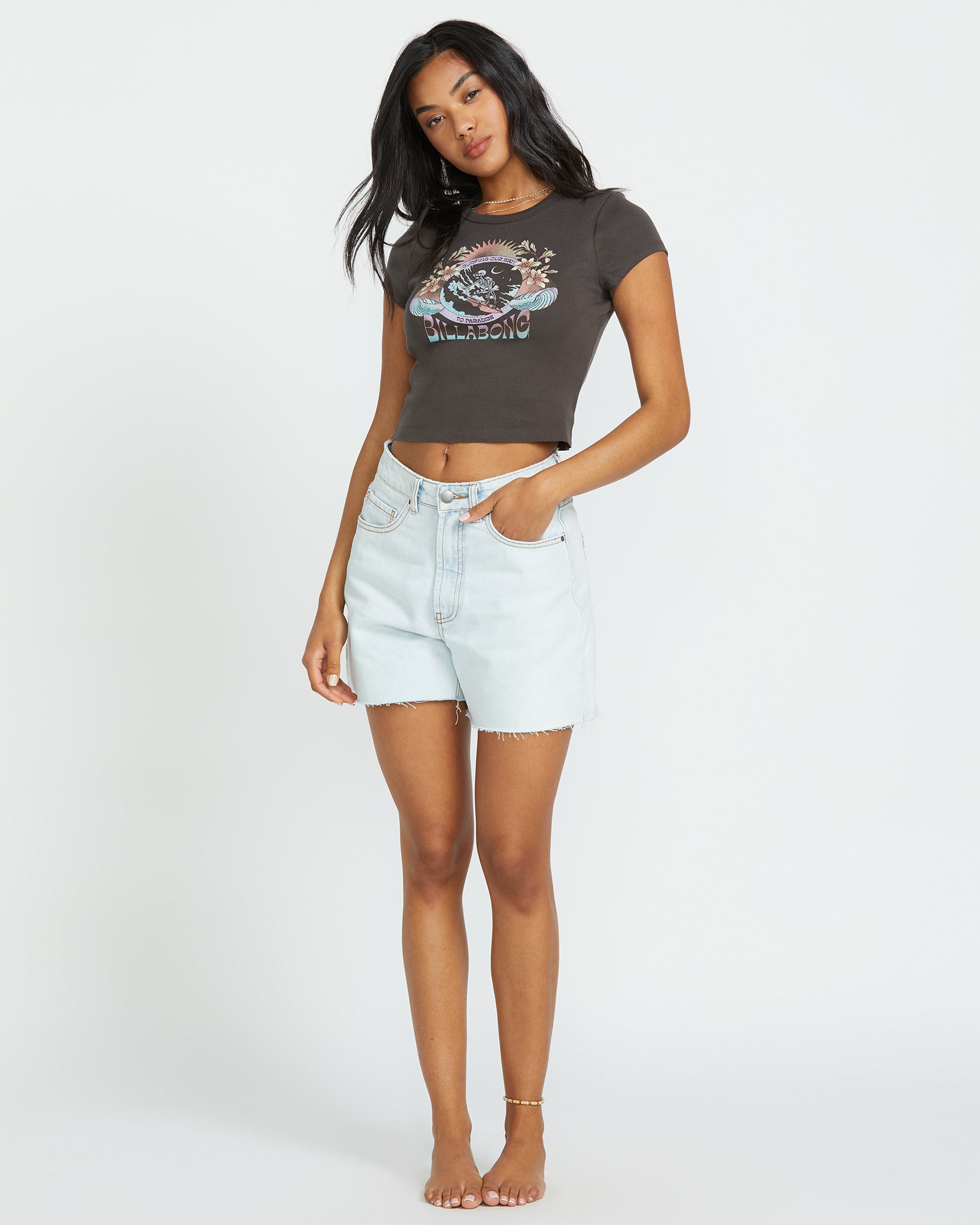 Goes Around Tee - Off Black - Image 3