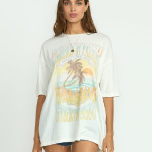 Sunset Mindset Tee - Salt Crystal