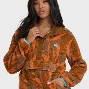 Switchback Pullover Sweatshirt - Faded Orange