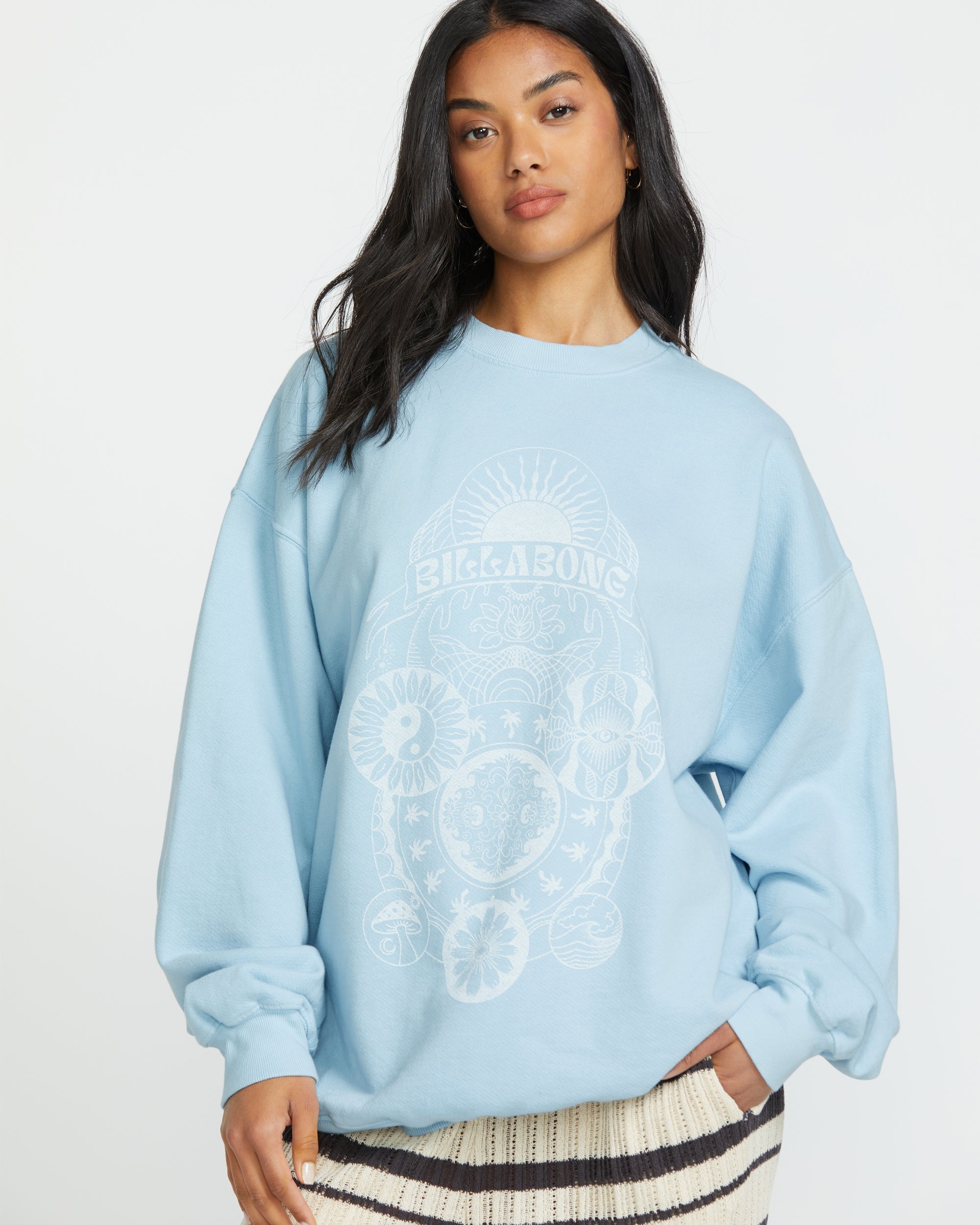 Ride In Crew Sweatshirt - Washed Chambray - Image 4