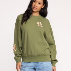 Sun Wave Livin Kendal Crewneck Sweatshirt - Luv Army