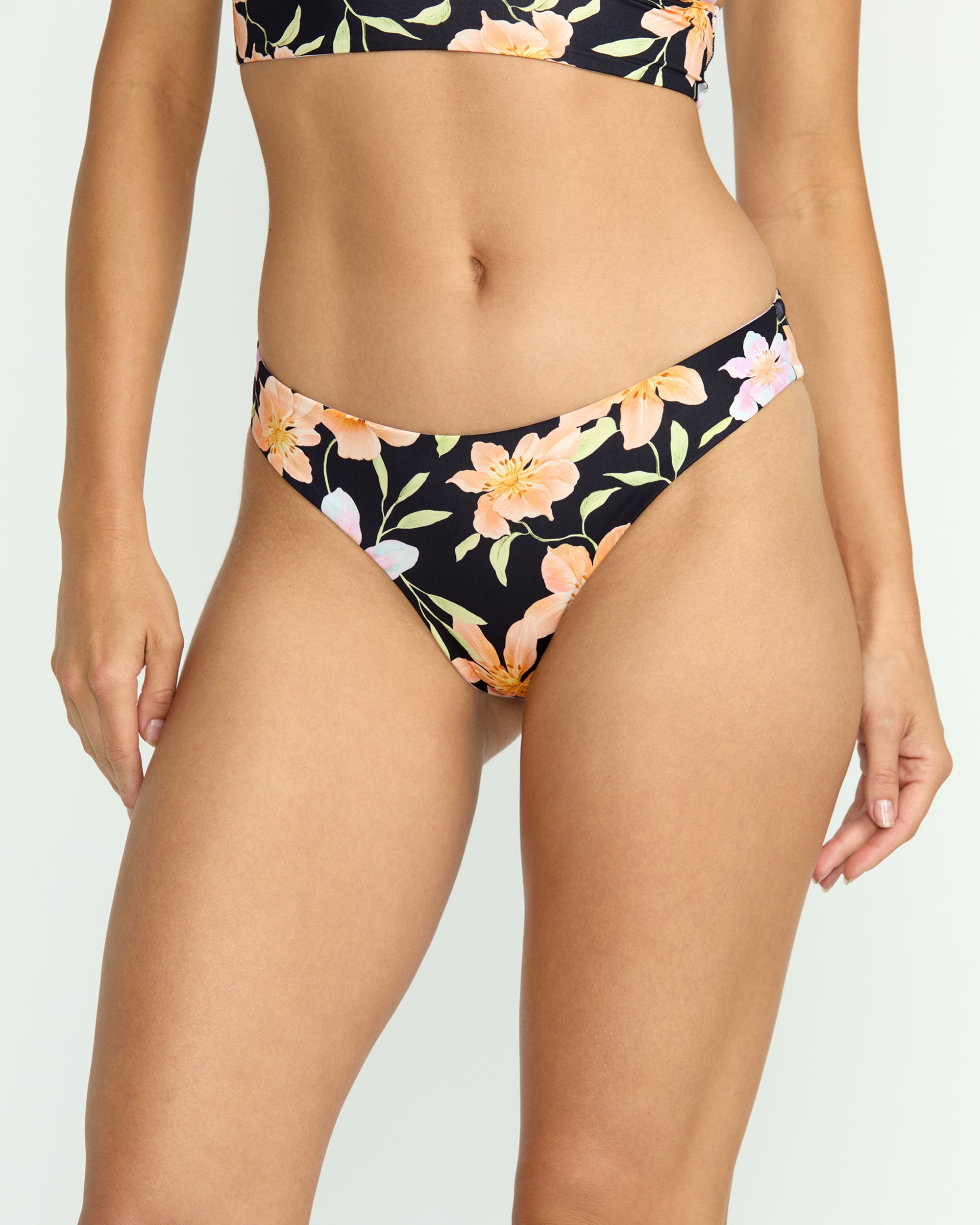 Twin Sol Reversible Lowrider Bikini Bottom - Multi - Image 5