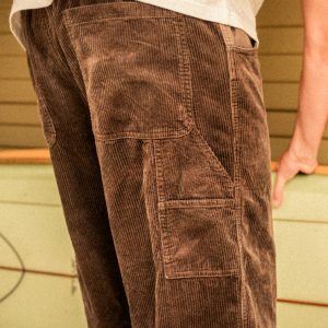 Larry Cord Garage Pants - Chocolate