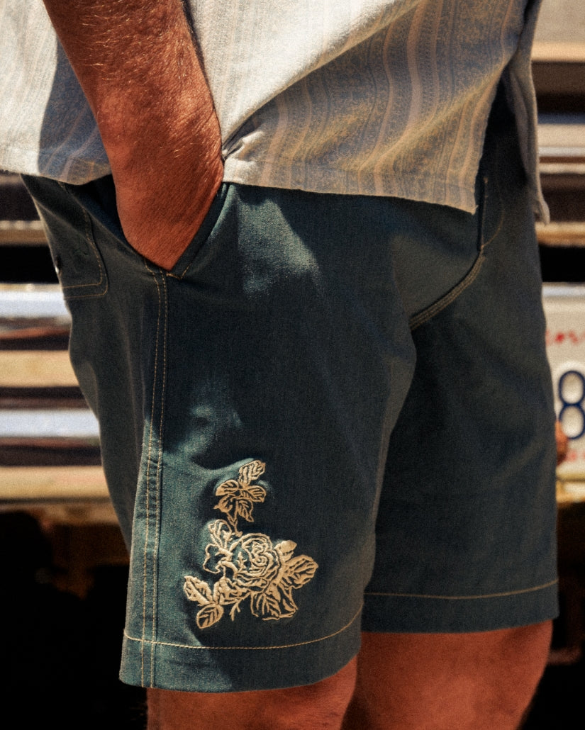 Austin Garage Lo Tides Boardshorts - Teal - Image 7