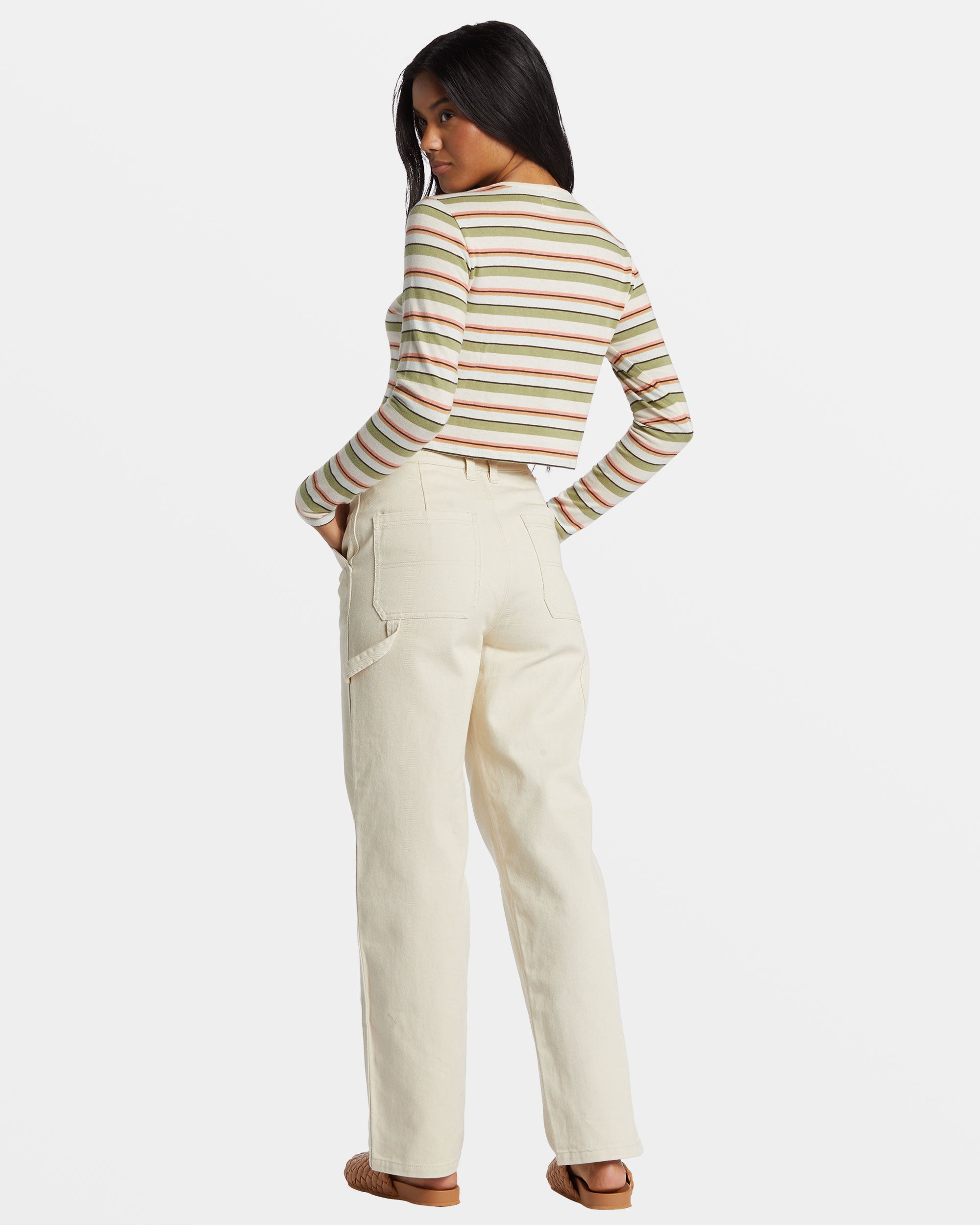 Collet Carpenter Denim Pant - White Cap - Image 5
