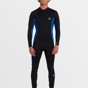 4/3mm Foil GBS Back Zip Wetsuit - Mid Blue