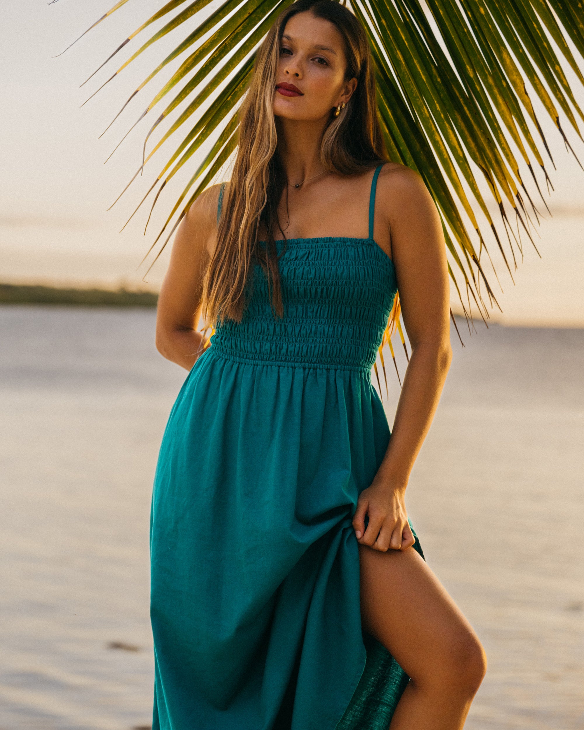 Suns Out Maxi Dress - Deep Sea