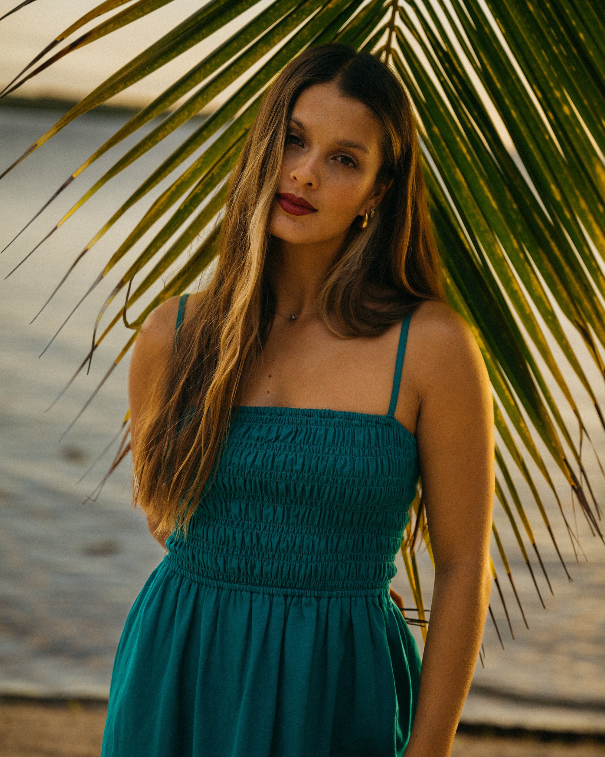 Suns Out Maxi Dress - Deep Sea - Image 2