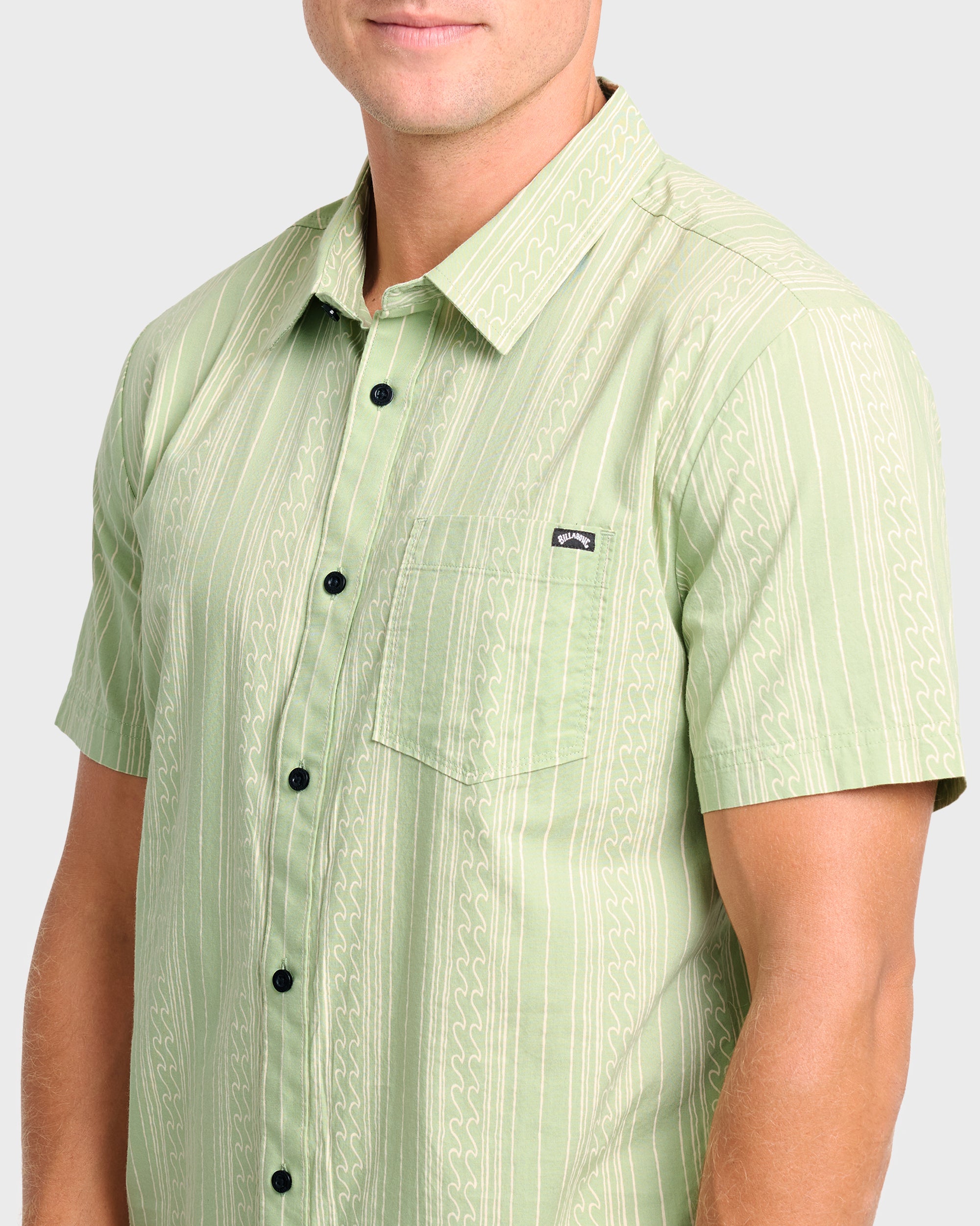 Low Tide Short Sleeve Shirt - Sage Frost - Image 5