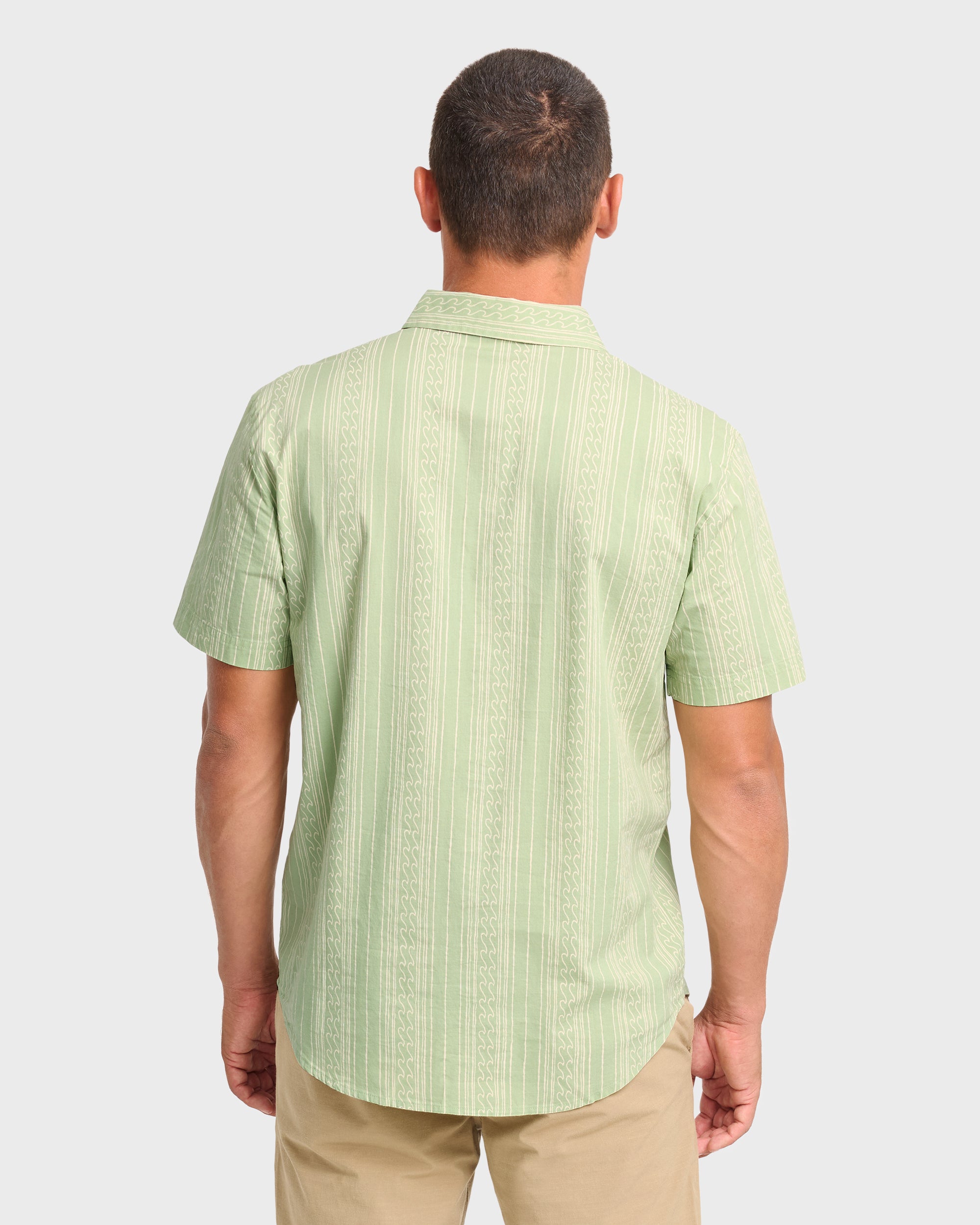 Low Tide Short Sleeve Shirt - Sage Frost - Image 2