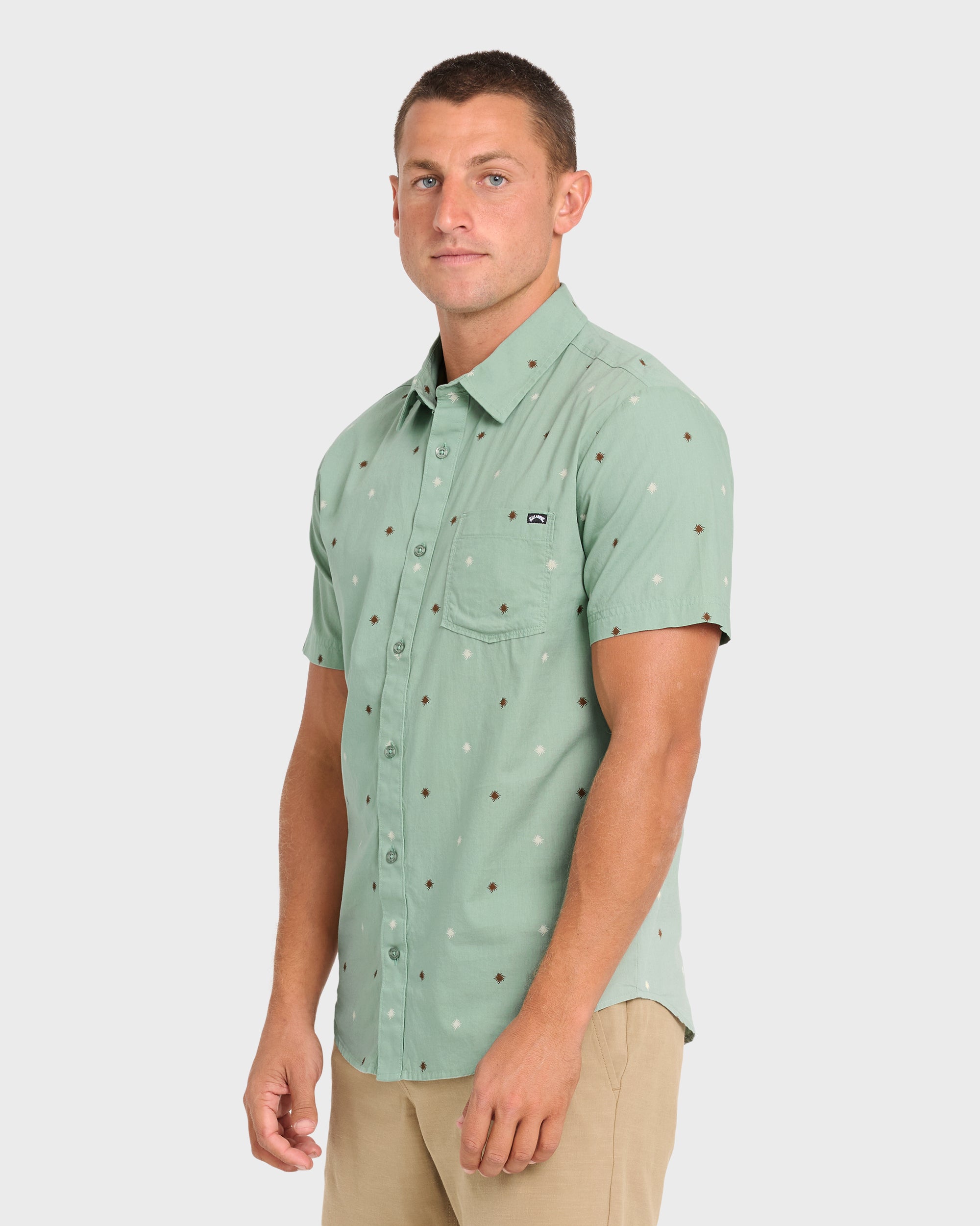 Sunspell Short Sleeve Shirt - Sage - Image 4