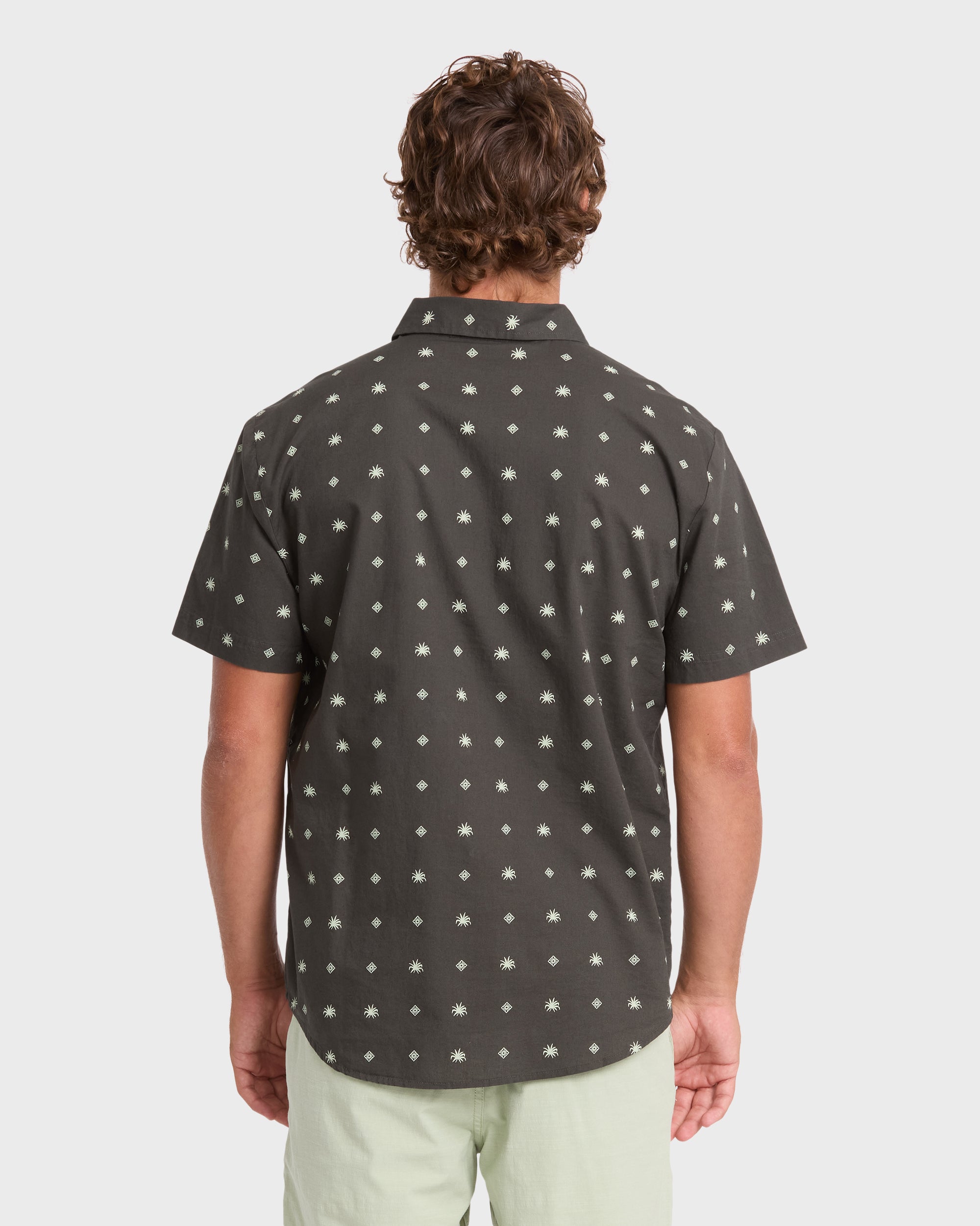 Aloe How Are You Short Sleeve Shirt - Charcoal - Image 2