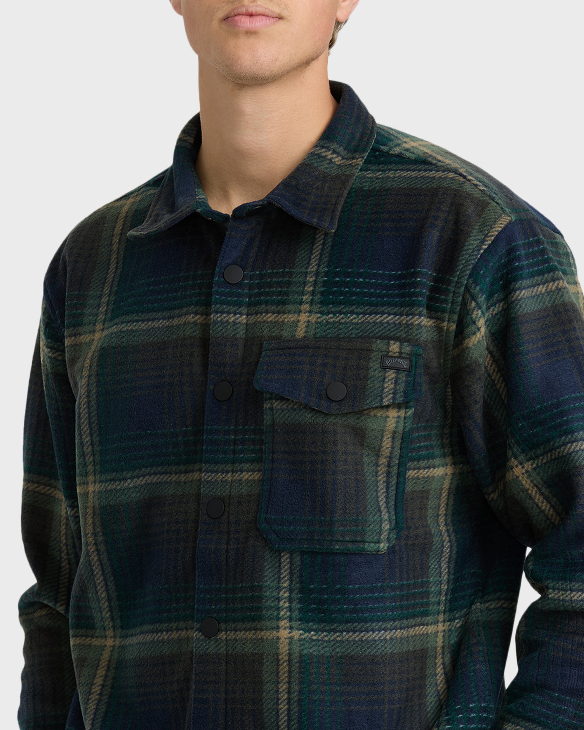 Furnace Long Sleeve Flannel Shirt - Midnight - Image 2