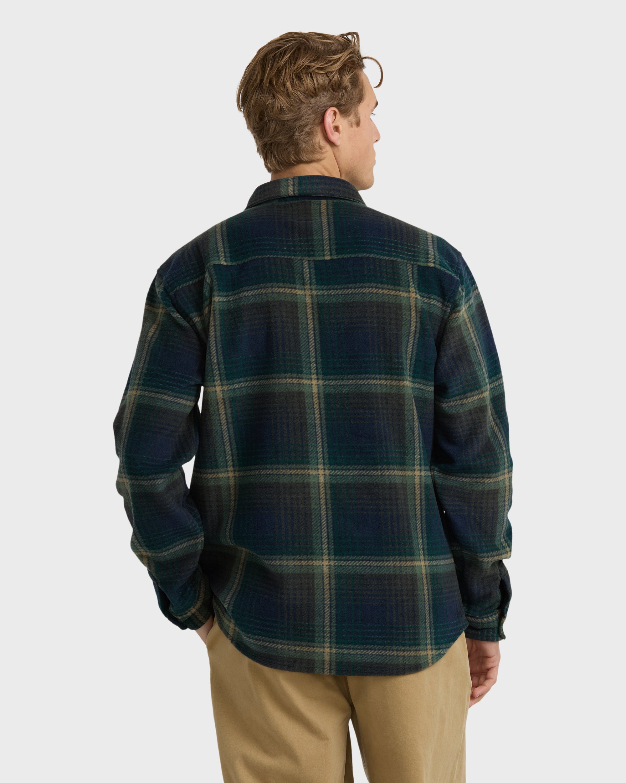 Furnace Long Sleeve Flannel Shirt - Midnight - Image 5