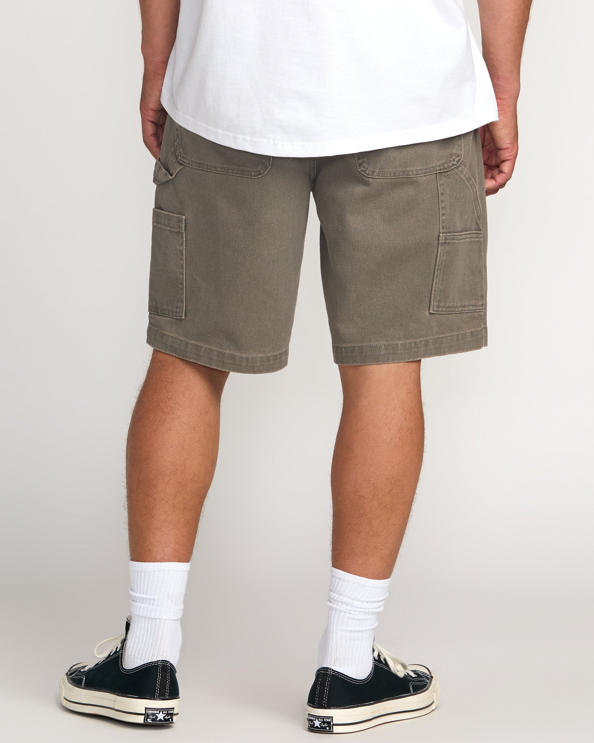 Bad Dog 21 Workwear Shorts - Brown - Image 2