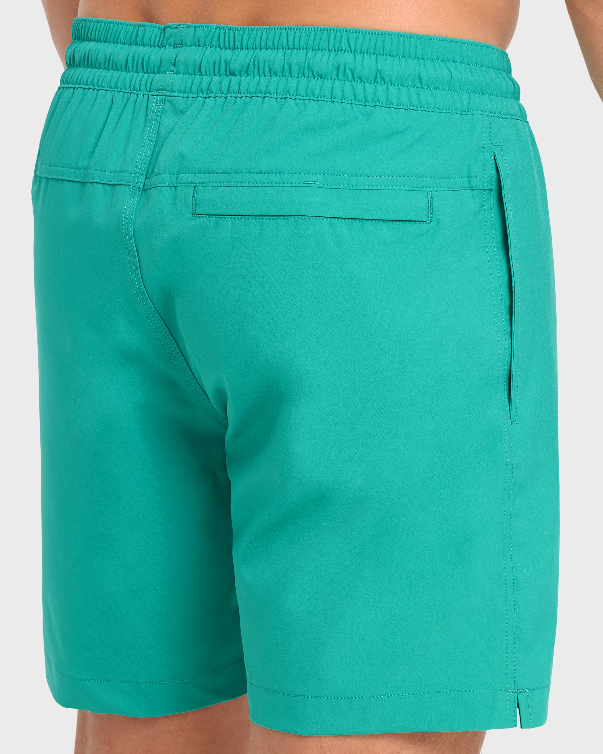 Kai Elastic Waist 17 Hybrid Shorts - DEEP TEAL - Image 5