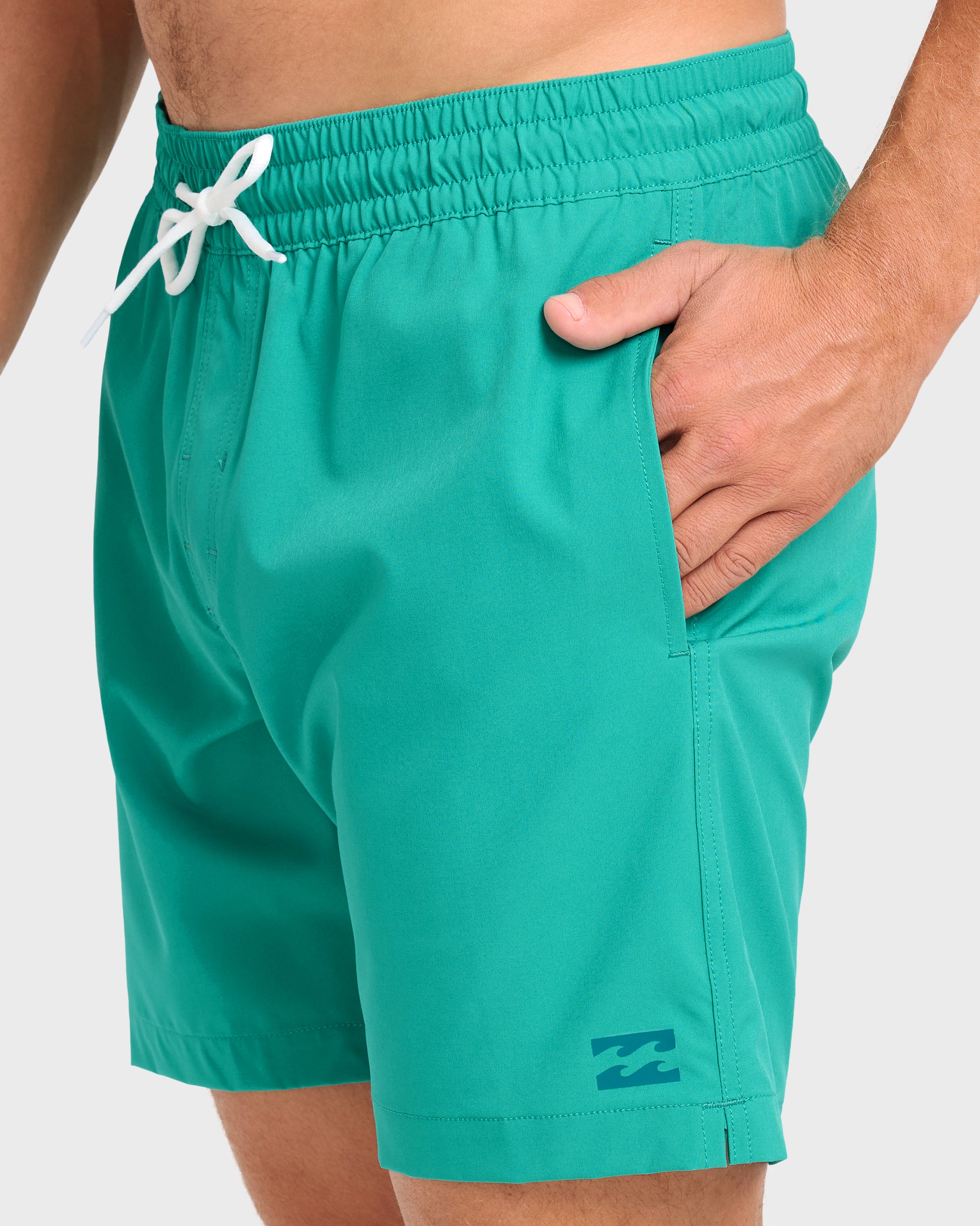 Kai Elastic Waist 17 Hybrid Shorts - DEEP TEAL - Image 6
