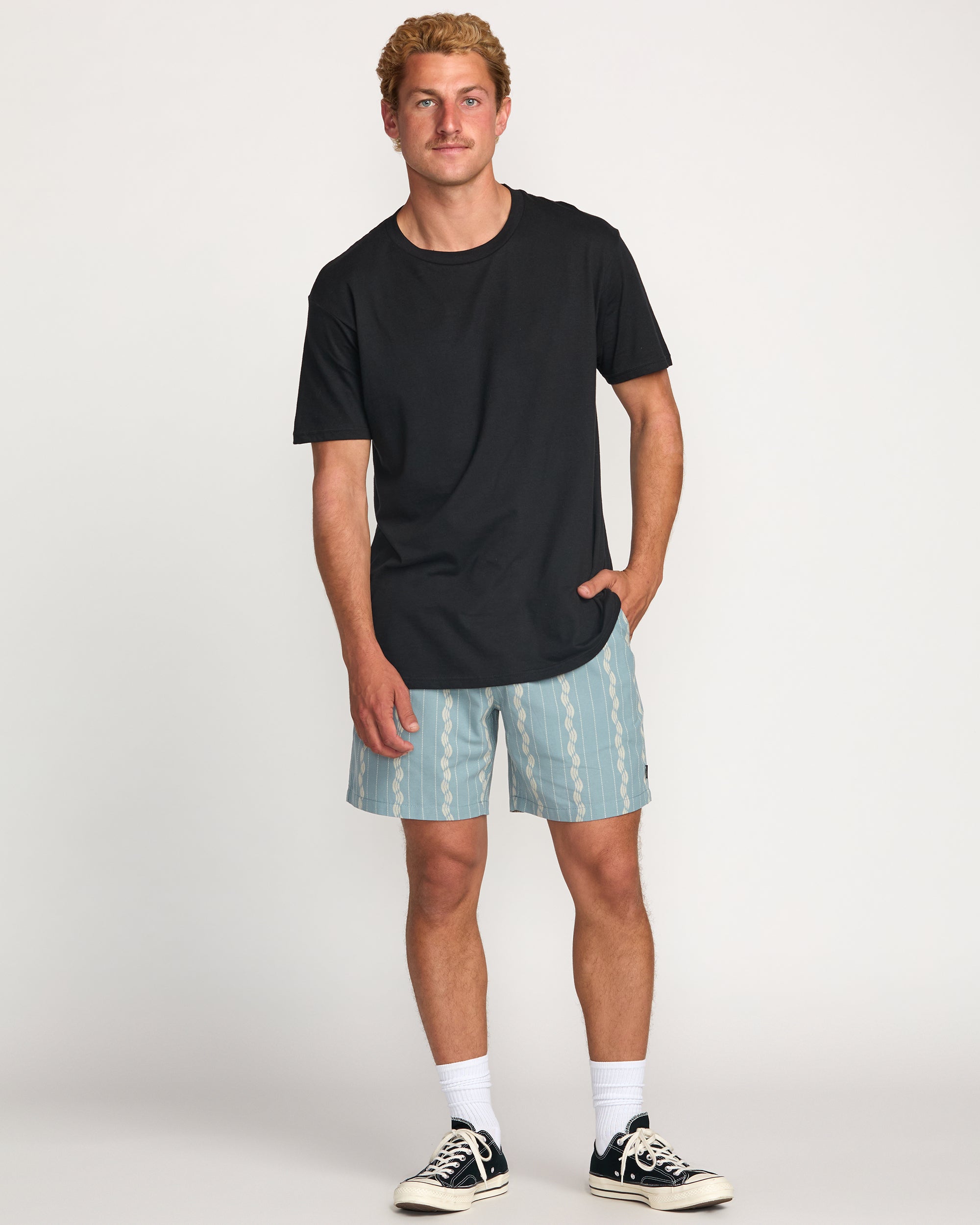 Mario Jacquard Shorts - Cosmic Blue - Image 5