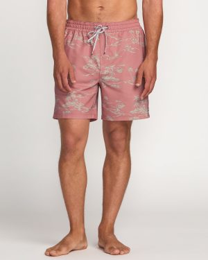 Lineup Laybacks 16 Trunks - Dusty Rose